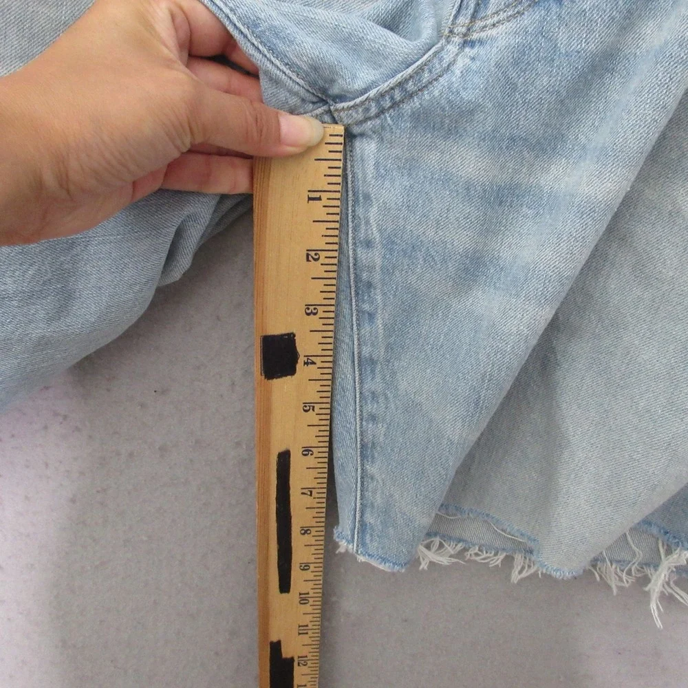 G-Star Raw 3301 Jorts Jean Shorts Men Cut Off Light‎ Wash Button Fly Streetwear